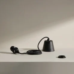 Kave Home Hanglampfitting Albir Voor buiten, kleur Zwart