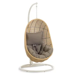 New Kave Home Hangstoel met standaard Cira