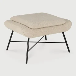 Clearance Ethnicraft Hocker Barrow Structuurstof