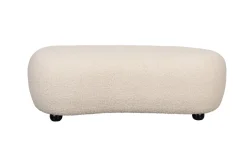 Sale ZILT Hocker Cheron Teddy, kleur Wit