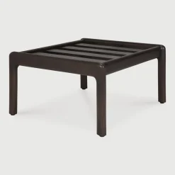 Clearance Ethnicraft Hocker Jack Gevernist Mahoniehout, kleur Donkerbruin