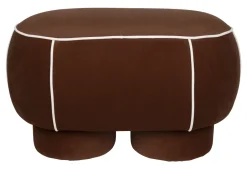 Sale ZILT Hocker Jannetta 78 x 45cm, kleur Rood