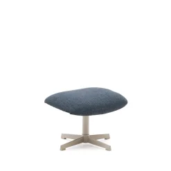 Online Kave Home Hocker Jaspe Structuurstof, kleur Blauw