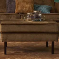 New WOOOD Hocker Rodeo Velvet