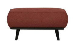 Best WOOOD Hocker Statement Bouclé