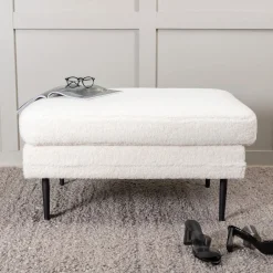 New Nohr Hocker Tylan Teddy, kleur Wit