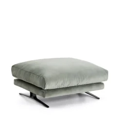 Sale Kave Home Hocker Veliro Velvet, kleur Groen