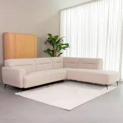 New LABEL51 Hoekbank Bolzano Bouclé, kleur Naturel