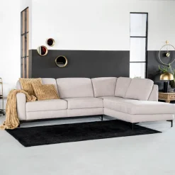 Discount SEVN Hoekbank Felice kleur khaki