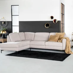 Discount SEVN Hoekbank Felice kleur khaki