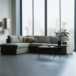 Discount WOOOD Hoekbank Freddie Melange 283cm