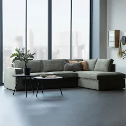 Discount WOOOD Hoekbank Freddie Melange 283cm