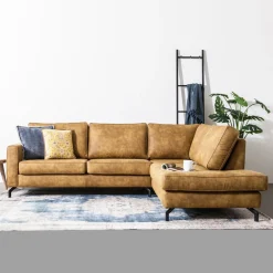 Discount SEVN Hoekbank Isabella kleur Mosterd