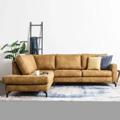 Discount SEVN Hoekbank Isabella kleur Mosterd