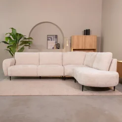 New LABEL51 Hoekbank Milano Elite stof, kleur Naturel