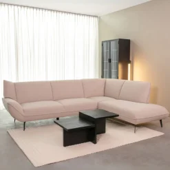 Best LABEL51 Hoekbank Pesaro Bouclé, kleur Naturel