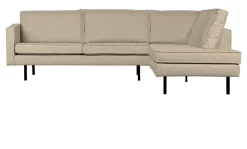 WOOOD Hoekbank Rodeo Bouclé, kleur Beige