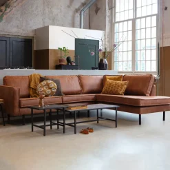 Discount WOOOD Hoekbank Rodeo PU, Rechts