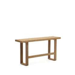 Sale Kave Home Hoge Outdoor Eetkamerbank Canadell Teakhout, 130cm