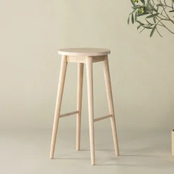 Best Nohr Houten Barkruk Donella Rubberhout (zithoogte 75cm)