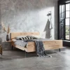Sohome Houten Bed Lotus massief eiken