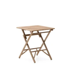 Best Kave Home Inklapbare Bistrotafel Dandara Acaciahout, 66 x 66cm Naturel