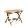 Clearance Kave Home Inklapbare Eettafel Dandara Acaciahout, 120 x 70cm