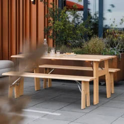 Online Zuiver Inklapbare Picknickset Avenue Met tuintafel en 2 tuinbanken