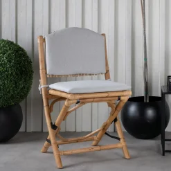 New Nohr Inklapbare Tuinstoel Zev Rotan Naturel