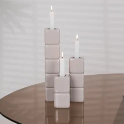 Discount By-Boo Kaarshouder Cube Set van 3 stuks Taupe