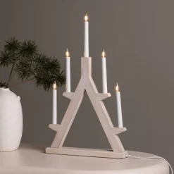 Best Nohr Kaarshouder/Tafellamp Azriel kleur Whitewash