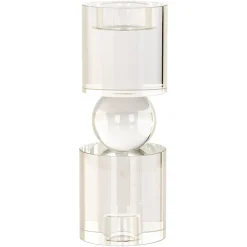 Clearance Richmond Interiors Kandelaar Zahra Kristal, 21cm hoog