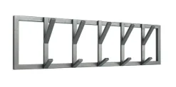 Clearance LABEL51 Kapstok Frame, Metaal, 80 x 22 x 9cm Burned Steel