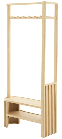 Online Light & Living Kapstok Gaios Mangohout, 180 x 85cm, kleur Naturel