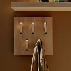 Best Ethnicraft Kapstok Utilitile Eikenhout, Met 5 haken