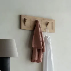 Online Ethnicraft Kapstok Utilitile Eikenhout, Met 6 haken