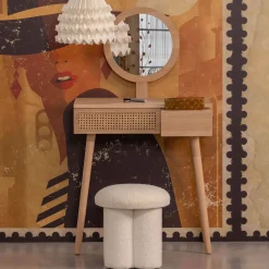 Discount WOOOD Kaptafel Soof Grenenhout, 70 x 40cm Naturel