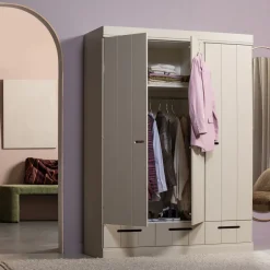 Sale WOOOD Kledingkast Connect 3 deuren en 3 laden