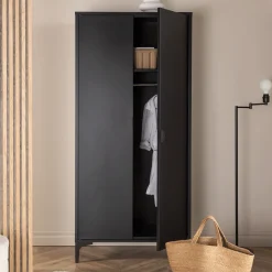 Online Nohr Kledingkast Danyella 183 x 85cm, kleur Zwart
