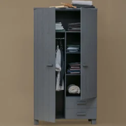 Discount WOOOD Kledingkast Dennis