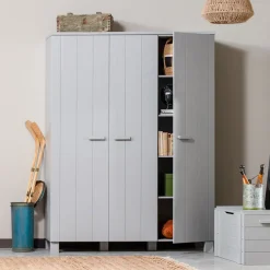 Clearance WOOOD Kledingkast Dennis 3-deurs