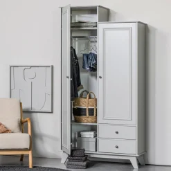 WOOOD Kledingkast Lily kleur Clay