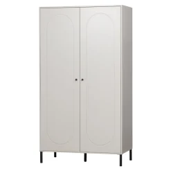 WOOOD Kledingkast Xina Grenenhout, kleur Wolken Grijs