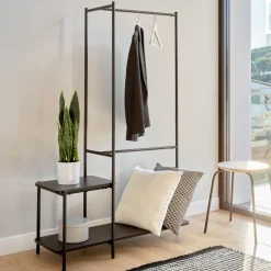 New Kave Home Kledingrek Galatia 150 x 100cm, kleur Zwart