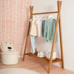 Best Kave Home Kledingrek Maralis, 100 x 50cm, kleur Naturel