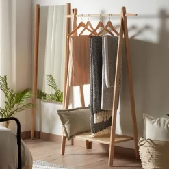 Sale Kave Home Kledingrek Natane kleur Naturel Hout