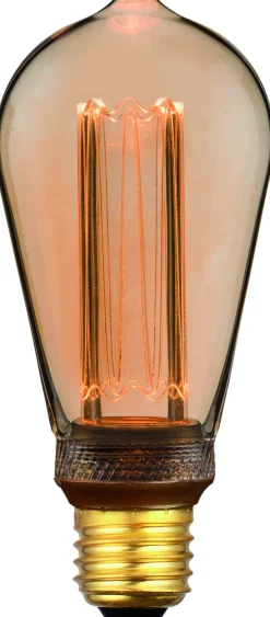 Outlet BASE Kooldraadlamp Tarika 15cm, E27 8W, kleur , dimbaar Amber