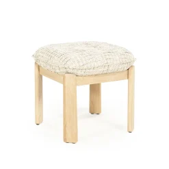 Clearance Eleonora Kruk Lottie Geweven stof en eikenhout