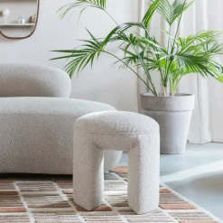 Online ZILT Krukje Cheron Bouclé, kleur Beige