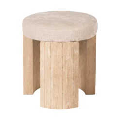 Sale Richmond Interiors Krukje Gallice Travertin en chenille Beige
